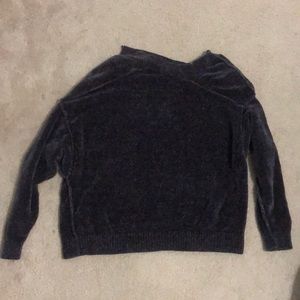 Woman’s velvet sweater